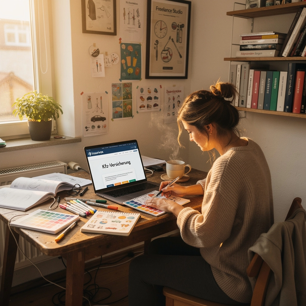 Ein Berater, der einem Kunden Tipps zur optimalen Versicherung gibt.